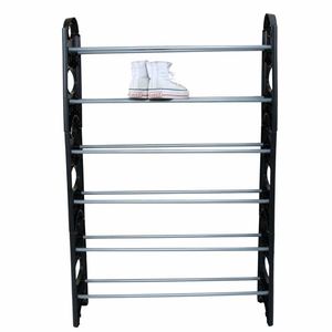 Mobiletto Portascarpe Moderno Stile Fattoria per 18 Paia, Arredamento per Soggiorno, in Ferro - Product Image 4