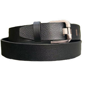 Ceinture décontractée pour homme vintage faite à la main avec broderie, boucle western en cuivre et cuir durable - Product Image 1