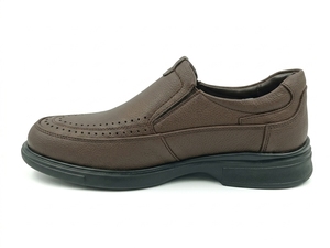 Mocasines Dlords de Cuero Marrón, con Plantilla EVA Acolchada, Forro de Microfibra Transpirable, Logotipo Grabado, Suela de Goma - Product Image 2