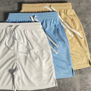 Shorts pour hommes en maille respirante, coupe-vent, à séchage rapide, style streetwear américain, avec cordon de serrage, pour le basketball, la course à pied et le jogging - Product Image 1