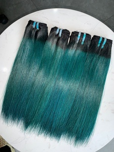 Perruques en mèches de cheveux humains Remy vietnamiens 100% naturels, lisses et raides, sans traitement chimique, toutes couleurs, de 8 à 32 pouces - Product Image 2