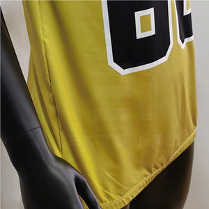 Maillot de football américain à manches courtes, léger, respirant, vêtements de sport professionnels, impression par transfert thermique - Product Image 5