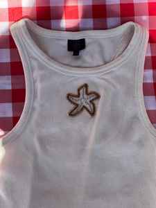 Bikini de una pieza hecho a mano con cuentas, en Spandex/Nylon, con tela elástica transpirable ecológica y técnica de brillo. - Product Image 5