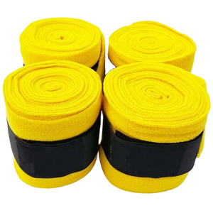 Ensemble de bandages et de protections pour sabots de cheval d'équitation et de polo en néoprène, couleur et taille personnalisables, logo sur mesure - Product Image 1