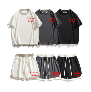 Camiseta y Pantalones Cortos Extra Grandes de Primera Calidad, Tela Premium, Diseño Personalizado, Conjunto Informal o Urbano para Unisex - Product Image 4