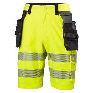 Shorts de travail haute visibilité pour hommes, vêtements de travail de sécurité, shorts cargo en coton réfléchissant pour les travailleurs, shorts multi-poches pour les ouvriers - Product Image 4