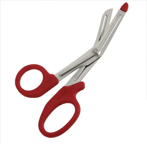 Ciseaux de traumatologie robustes de 7,5 pouces, ciseaux à pansements médicaux en acier inoxydable, pour les urgences, les secours, les premiers secours, les pompiers, les ambulanciers - Product Image 1