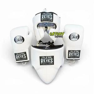 Meilleure Vente : Ensemble de Boxe Winning en Denim et Cuir de Haute Qualité pour le Punching et le Sparring Professionnel, avec Coquille de Protection Winning Noire Taille S - Product Image 3