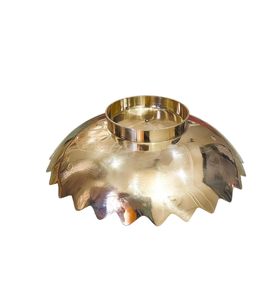 Frutero de Latón Decorativo con Forma de Pétalo, Tazón Tradicional Indio para Frutos Secos - Product Image 2