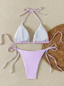 Bikini Bandeau Personalizable para Mujer, Diseño Sólido, Corte Regular, Transpirable, Ecológico, Antibacterial y Ligero - Product Image 5