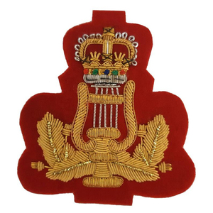 Handmade Embroidered Custom Made Bullion Wire Royal <b>Crown</b> Patches 3D Embroidery Golden &<b>Silver</b> Fashion Badges For Uniform - Product Image 4