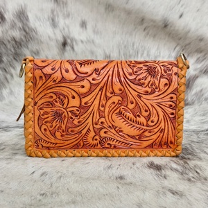 Bolsos de Hombro de Cuero Genuino Venus LeathersWere para Mujer, Decorados con Letras Florales y Grabados a Mano, Novedad al por Mayor 2026 - Product Image 3