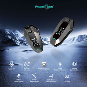 Intercom Bluetooth pour casque de <span class=keywords><strong>moto</strong></span> FreedConn FM10 longue portée avec commande vocale - Product Image 5