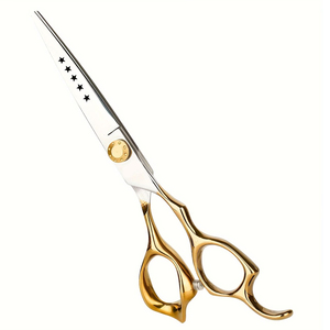 Ciseaux de barbier de qualité supérieure, ultra-affûtés, à prix d'usine, personnalisables OEM, pour une utilisation quotidienne, confort optimal. - Product Image 1