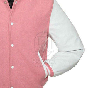 Low Moq New Style Custom Color Leather Sleeves <b>Letterman</b> <b>Jackets</b> Wholesale Breathable <b>Letterman</b> Winter <b>Jacket</b> - Product Image 4