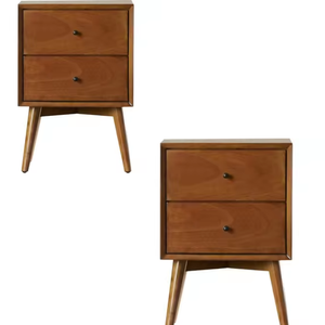 Tables de chevet de couleur en bois naturel Tables de rangement pour chambre à coucher Hôtel Villa appartement Costumiz Taille Meubles - Product Image 6