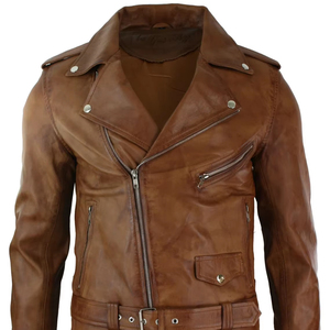 Chaqueta de cuero de moda para hombre, nuevo diseño, cómoda, superventas, de cuero PU para invierno, chaqueta de invierno para hombre - Product Image 1
