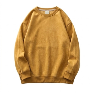 Sudadera con capucha de felpa gruesa 100% algodón para hombre, antipilling, de ajuste holgado, informal, de color liso, para primavera, al por mayor - Product Image 6
