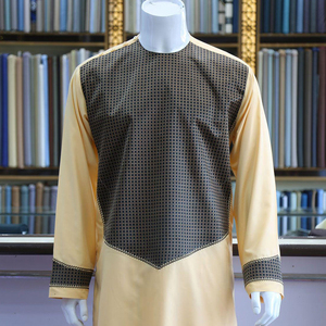 <b>Men</b> Traditional Afghan Clothing Long Sleeve Shalwar Kameez Set Lightweight Breathable Fabric For Summer And Winter - Product Image 5