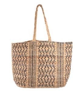 Sac fourre-tout mini tendance en jute noir pour femme 2026 – Sac messager bohème élégant à fermeture ouverte, écologique, idéal pour la plage et les soirées - Product Image 6
