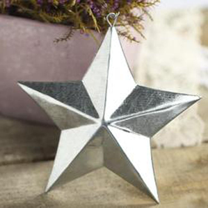 Grande étoile dimensionnelle en métal pour décoration murale, style rustique et primitif, pour la maison - Product Image 6