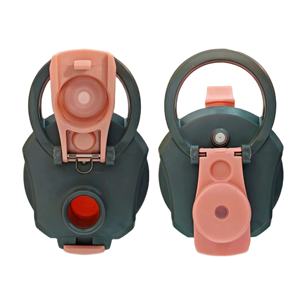 Bouteille d'eau isotherme avec couvercle à bouton-poussoir et poignée, écologique, 500 ml, pour usage extérieur - Product Image 5