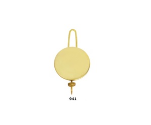 Pendule en laiton de haute qualité avec fil de bobine de 43 mm, pièces d'horlogerie utilisées pour la fabrication de bijoux, vente en gros au prix le plus bas, meilleur produit - Product Image 3