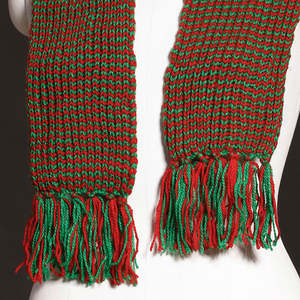 Chunky Knit Unisex <b>Scarf</b> - <b>Oversized</b> Winter Warmth Wrap - Custom Logo Soft Ribbed Fashion Accessories - Product Image 3