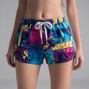 Shorts de football en mesh sublimé pour femmes, vêtements de sport et de fitness, shorts imprimés, shorts en mesh coupe-vent pour femmes - Product Image 5