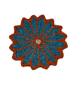 Needlework Embroidery Beaded <b>Table</b> <b>Coaster</b> for Tabletop and Kitchen Home Decor Mat Top Quality Product at Very Low Price - Product Image 1