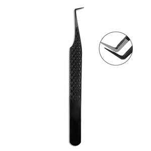 Pinzas para Extensión de Pestañas, Herramienta Profesional de Aplicación de Pestañas, Acero Inoxidable, Equipo para Técnicos de Pestañas de Salón de Belleza - Product Image 1