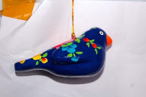 Adornos de Pájaros Coloridos Hechos a Mano, Tamaño Mediano, Decoración Colgante, Estilo de Dibujos Animados, Manualidades de Plástico, Decoración para Árbol de Navidad - Product Image 5
