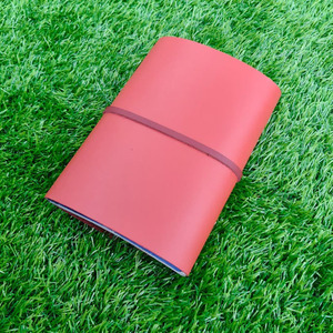 Funda de Cuero Roja para Diario, Tamaño A6, Delgada, para Cuaderno, Agenda, Portafolio, Documentos, Oficina - Product Image 4