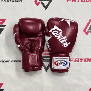 Gants de boxe Fairtex Muay Thai personnalisés, best-sellers, en cuir de vachette véritable, gris, pour entraînement et combats MMA - Product Image 3