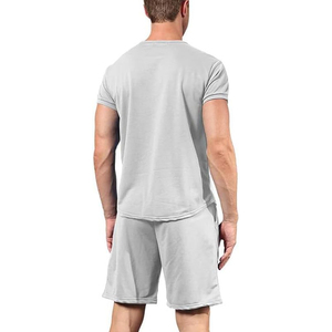 Conjunto de Camiseta y Pantalones Cortos Cargo para Hombre, Fabricante, Algodón, Casual, 2 Piezas, Verano, OEM, ODM, Suministro al por Mayor - Product Image 3