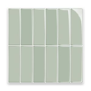 10 pz Piastrelle Adesive 25x25 cm per Pareti Antispruzzo, Facili da Installare, Stile Subway per Cucina e Bagno, 100% Impermeabili - Product Image 5