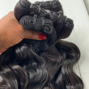 ผมต่อแบบ Deep Wave Remy แท้ 100% แบบเย็บสองชั้น ปลายผมเต็มเส้น สำหรับร้านทำผม - Product Image 3