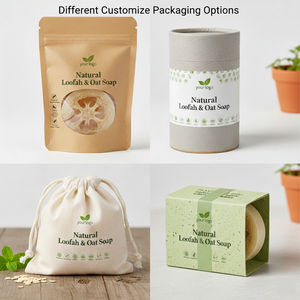 Savon exfoliant pour le corps 100% naturel et biologique à base de luffa, nettoyage en profondeur, éclaircissant pour la peau, fait main, à base d'huiles végétales. - Product Image 6