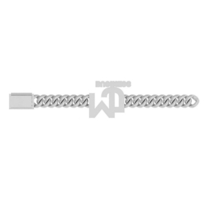 Pulsera Cubana MJ de Plata 925 Personalizada con Diamantes Cultivados en Laboratorio, Chapada en Oro de 14K/18K, Certificada por IGI, Estilo Hip Hop - Product Image 4