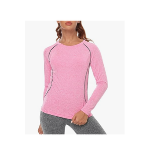 Camiseta larga de entrenamiento para mujer, top deportivo elástico y flexible para mujer, para entrenamiento, gimnasio, yoga y ejercicio diario - Product Image 5