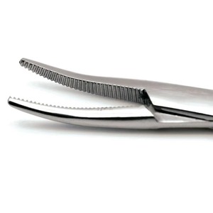 Pinzas Hemostáticas Manuales Curvas de Acero Inoxidable, Instrumento Quirúrgico para Uso Hospitalario, Control Confiable de la Hemorragia y Fijación - Product Image 4