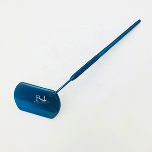 Blue Plasma Coated Color Eyelash Extension <b>Mirror</b> Cosmetic <b>Mirror</b> Single Side Used <b>Mirror</b> Stainless Steel <b>Square</b> Shape - Product Image 1
