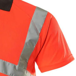 Polos de travail haute visibilité réfléchissants de qualité supérieure, vêtements de sécurité pour hommes - Product Image 6