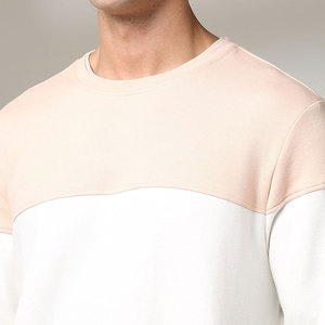 Sweat-shirt unisexe surdimensionné à col rond personnalisé, motif uni, manches longues, 100% coton - Product Image 2