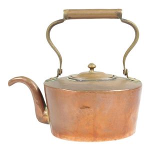Classic Copper Water Boiling Kettle With Long Lasting Finish For Kitchen Cooking <b>Tea</b> Making And Daily Use - Product Image 4