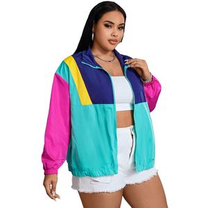 Vestes bomber multicolores à fermeture éclair de style nouveau, vente en gros de vestes d'hiver tendance pour femmes, streetwear, vestes sur mesure - Product Image 2