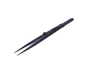 แหนบตัดเพชรทรงบาแกตต์ปลายแหลม สแตนเลส SUNTOOLS/STIPL พร้อมตัวล็อคแบบสไลด์ สีดำ อุปกรณ์สำหรับทำเครื่องประดับ - Product Image 2