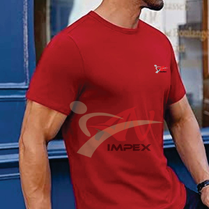 Men's Short Sleeve Solid Crew Neck T-Shirt Custom <b>Logo</b> 100% Cotton Washed Nonwoven Blank Eco-Friendly Breathable Casual Summer - Product Image 2