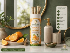 Barra de cuidado bucal natural Miswak con sabor a limón premium, hecha a mano con madera fresca de Miswak para la higiene dental diaria a un precio económico. - Product Image 2