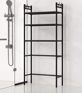 Household 3 Layer Floor Standing Bathroom Storage <b>Rack</b> Freestanding Washing Machine Shelf Space Saver Organizer - Product Image 3